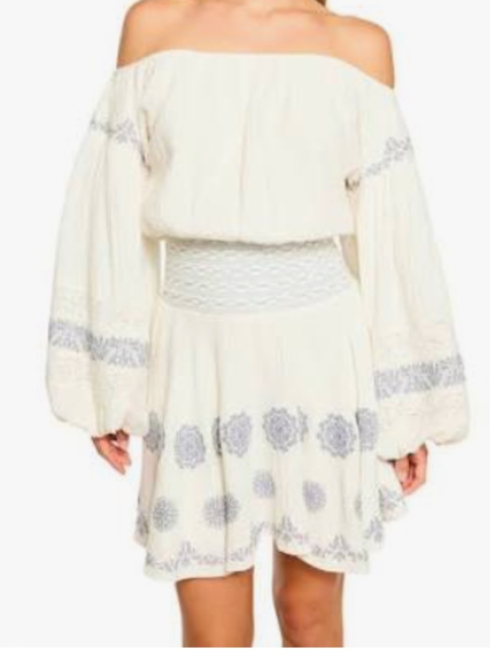 MISA Daliya off the shoulder dress New S